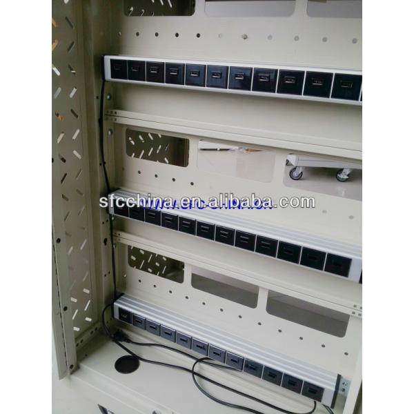 ETL Approved alu- alloy 5V 2.1A USB port charge strip