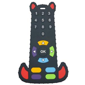 China BPA Free Silicone Baby Teether TV Remote Control Shape Food Grade Soft Teething Toy on sale