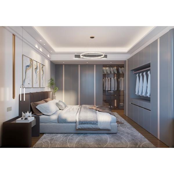 Modern Stainless Steel Modular Bedroom Wardrobe Sleek Design Durability And Customization