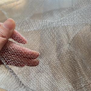 Knitted Woven Insulation Mesh / knitted metal mesh 0.2mm -0.55mm Wire diameter