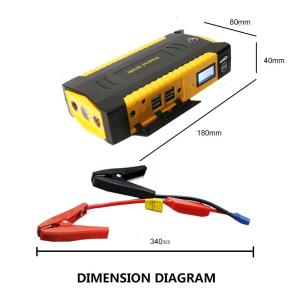 Buy cheap Fast Charging Convenient 12v Battery Booster 8000mAh Mobile Battery Supply product