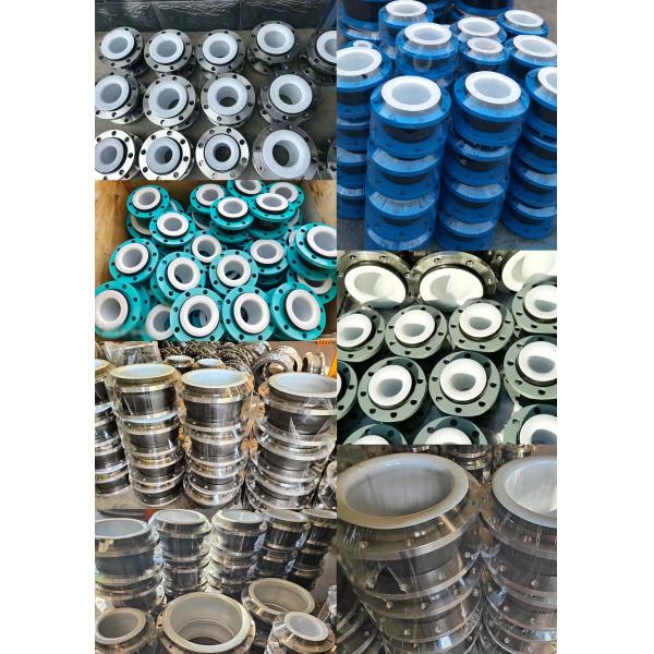 24inch Large Diameter Stainless Steel Flange Neoprene Rubber Expansion Joint PTFE Lined Rubber Flexible Fittings