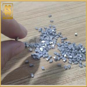 Buy cheap YG3 YG6X YG6 YW1 Tungsten Carbide Saw Tips Nickel Coated Gray Sintered product