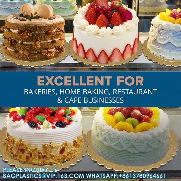 Cakeboard Round, 4, 6, 8, 10, 12 Inch Cake Base Cardboards, Round Cake Circles, Each Size, Set For Baking Cake