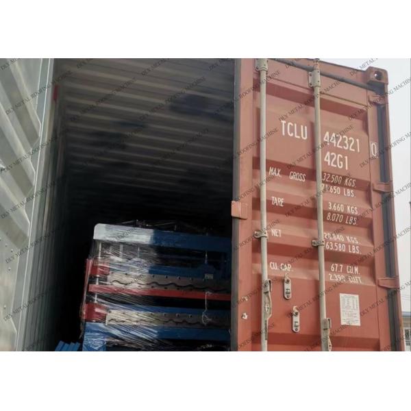 15kw Double Layer Fully Automatic Roll Forming Machine Plc 220v