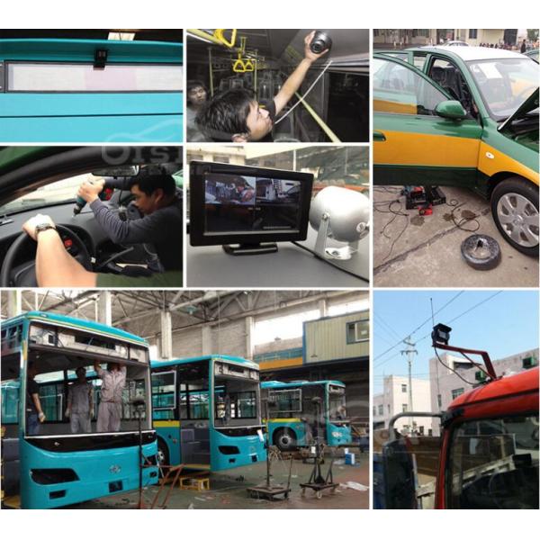 Night Vision Reverse Parking Camera 60mA Power Consumption RCA Or 4 Pin Connector