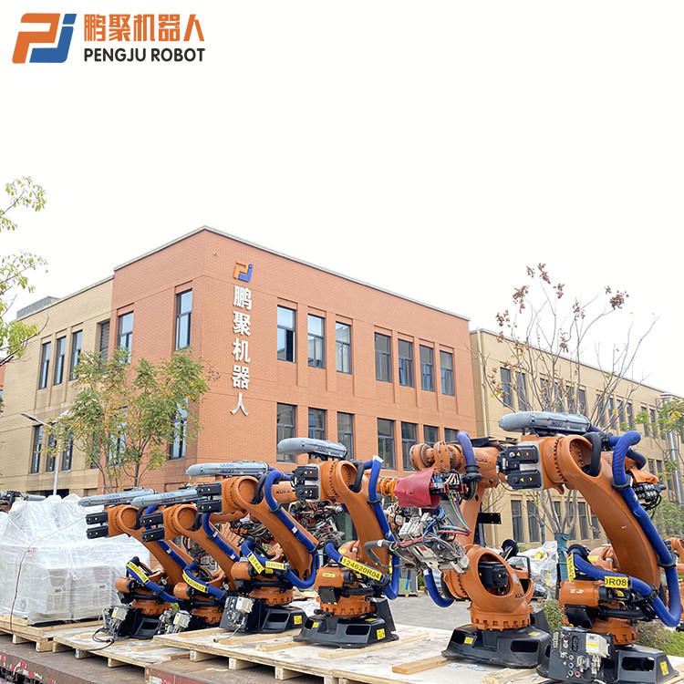 Kuka Kr210 2700mm Reach Robotic Arm 210 Kg Payload AC380V Power Supply Picking Used Robot Spot Welding Assembly Grinding