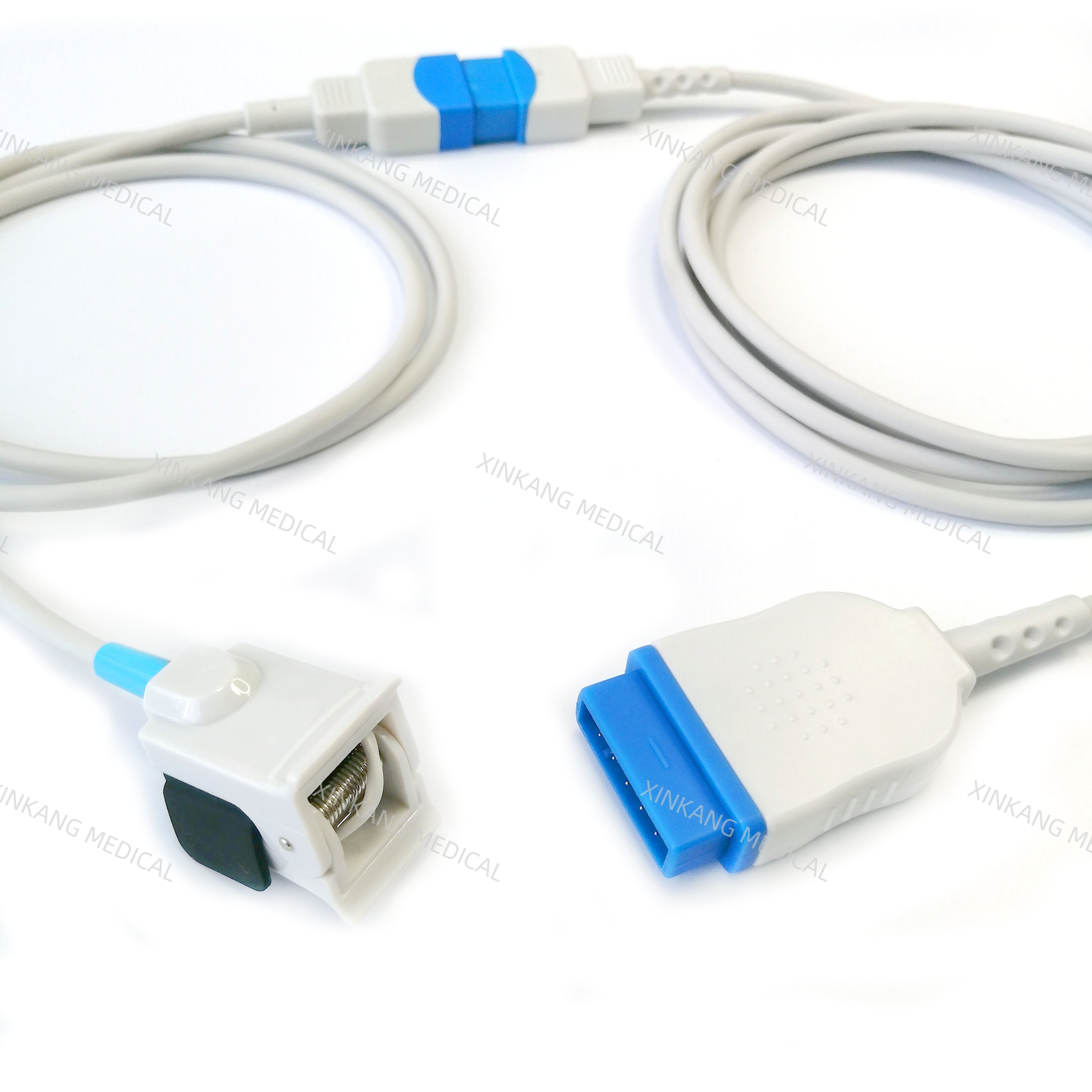 Medical Consumables Reusable Spo2 Sensor Pediactric Clip 10 Pin Compatible GE