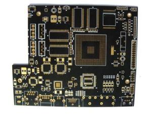 Buy cheap Black soldermask PCB HDI multilayer with immersion gold manufacturer product