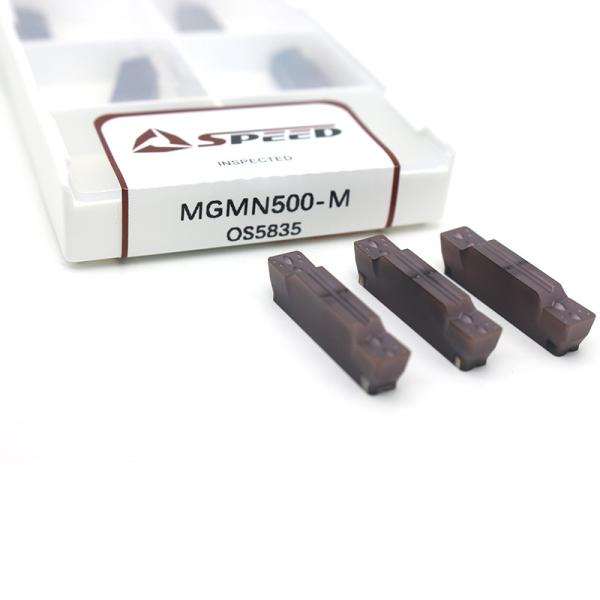 Parting Off Tungsten Carbide Cutter Insert MGMN500 With Anti Vibration Function