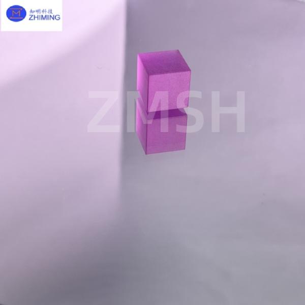 Synthetic Colored Sapphire Lab Grown Single Crystal Rough Material lmperial Purple Free-cut