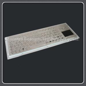 Buy cheap Riot Proof Industrial Keyboard With Touchpad , Mechanical Keyboard With Trackpad product
