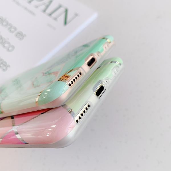 Shock Absorption Phone Case , Soft TPU Phone Cover High Protective Golden Foil Style