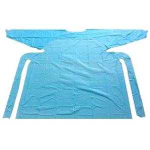 Waterproof Plastic Disposable CPE Protective Isolation Gown Apron