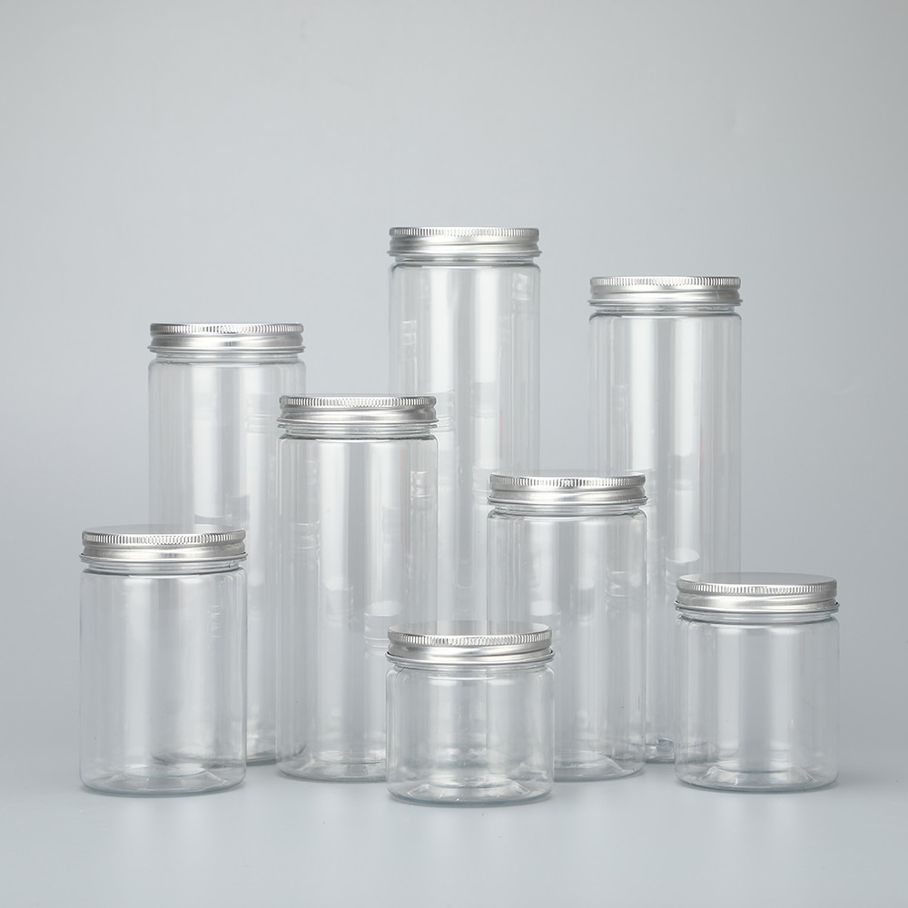 Odorless Customizable Plastic Jar Containers With Aluminum Lid