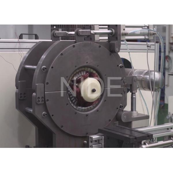 Coil Expanding And Stator Winding Inserting Machine , Two Working Stations