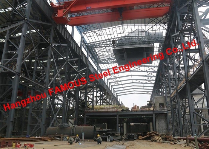 Prefab Structural Structural Steel Fabrication Steelworks Crushed Broken Stone