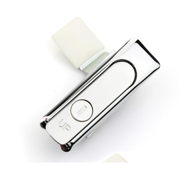 Chrome Plated Network Cabinet Swing Handle Lock High Durability With Two Keys