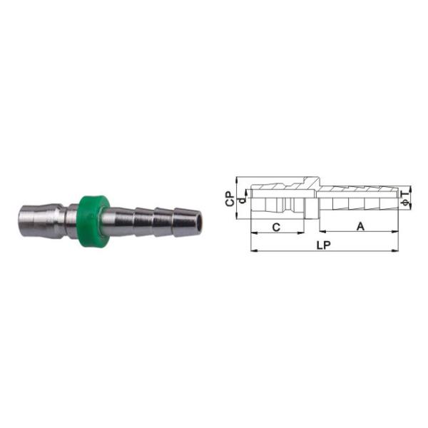 Flexible Durable Brass Quick Release Coupling LSQ-CC Use For Shipping Building