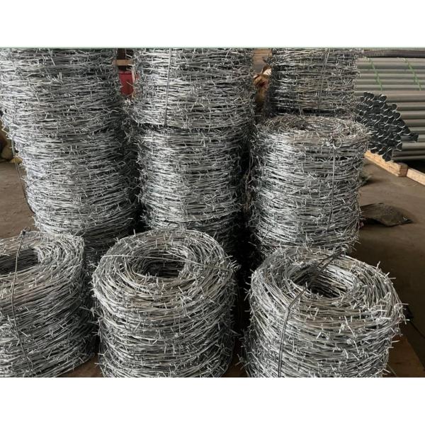 Direct Manufacturer Anti-rust 2.0mm Diameter 100m Long Hot Dipped Galvanized Barbed Wire For Security
