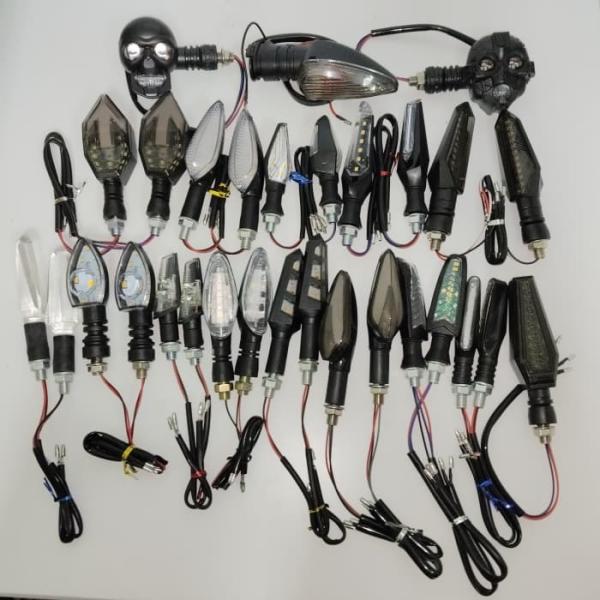 Winker Lamp Plastic With Wires Motorcycle Decoration Accessories Motorbike