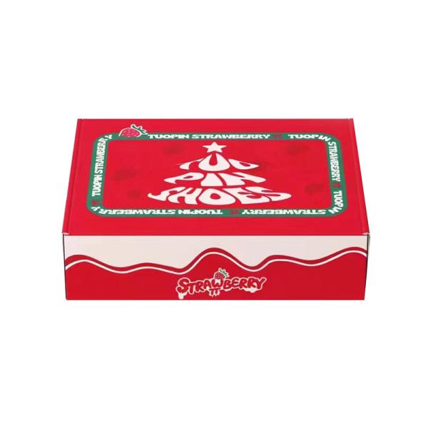 Custom logo Folding Cardboard Corrugated Mailing Box Holiday Gift Cosmetic Packaging Shipping Box Colorful Decoration Embossed