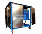 6000 Liters / Hour Vacuum Transformer Oil Purifier System Weather Proof Housing