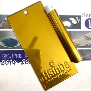 Buy cheap Chrome Plating 24k Pure Gold Effect Double Coats Electrostatic Powder Coating For Luxury Furniture product