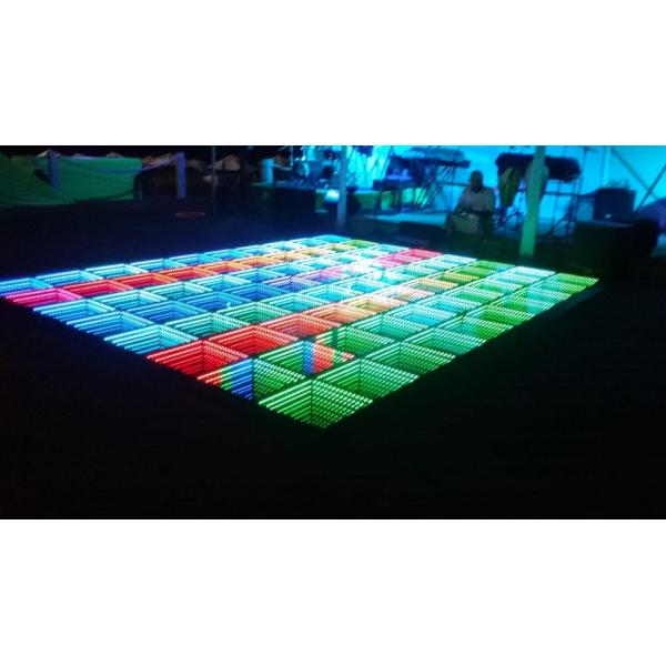Led 3D Magnetic Infinity Party Light Up Dance Floor For Wedding