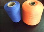 Green Blue Red White Spun Polyester Thread , 20s Polyester Yarn