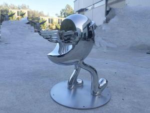 Buy cheap Cartoon Metal Animal Sculptures For Garden , Outdoor Metal Bird Sculpture product