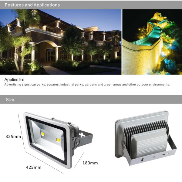 LED Flood light 120W 10500LM Brightness RGB 3000K,4000K, 6000K Led floodlight