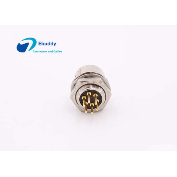 6pin circular connectors CCD camera power supply PCB socket HR10A-7R-6SB