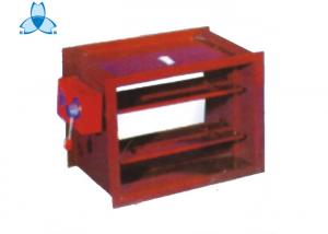 China Manual Reset Adjustable Hvac Fire Damper Fusing Temperature 70℃ / 280 ℃ on sale