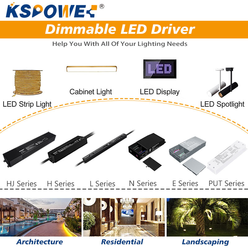 Ultra Slim 0-10v LED Dimmer TV Backlight 24v 200W For LED Ceiling Fan And Strip IP67 Rate