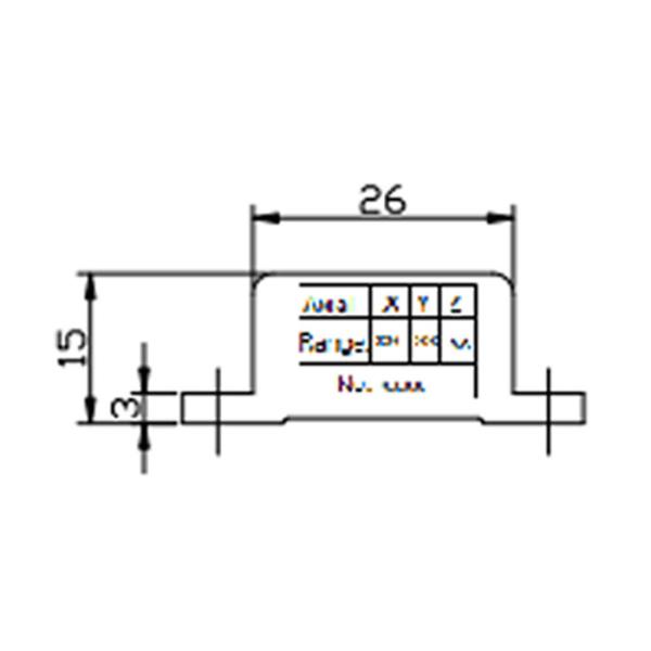 K-3JSJ-300 Small Size Triaxial Accelerometer Sensor Module With High Frequency 0.5~4.5V Analog voltage output
