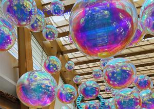 Buy cheap Decorative Inflatable Rainbow Mirror Ball Big Shiny Ball Advertising 5ft Diameter product