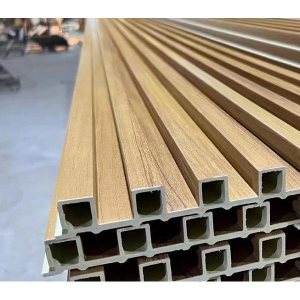 Modern Design Wood PVC Composite Exterior Wall Cladding Panel Decorative UV Resistant Wpc Wall Panel Cladding