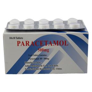 Buy cheap Antipyretic - analgesic Medicines Paracetamol  Tablets 10*10