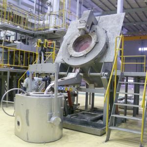 Die Casting Aluminum Melting Tilting Crucible Furnace Gas Fired