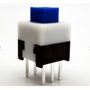 IP65 6 Pin DIP Self Locking Push Button Switch 7x7