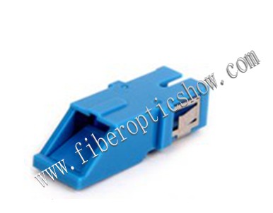 Singlemode SC UPC Polishing Simplex Fiber Optic Cable Adapter Internal Shutter