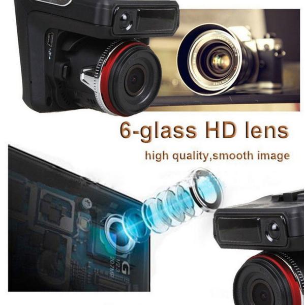 RoHS FHD1080P Vehicle Dash Cam DVR Car Video Recorder Wide Angle