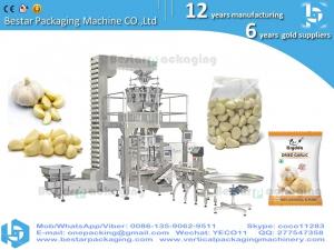 Buy cheap How to make onion garlic /Fresh Peeled Garlic pouch well by Bestar weigher packing machinery product