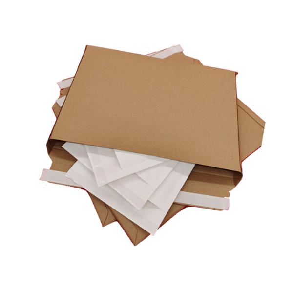 Biodegradable 6x6 Inch Rigid Mailer Envelopes With Easy Tear Lips