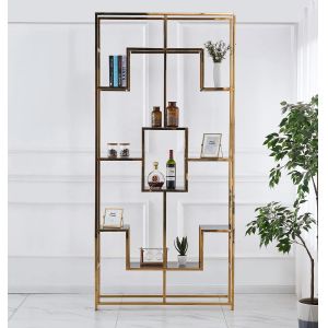 Buy cheap Study Stainless Steel Bookshelf Customisable Floor Standing Bookcase product
