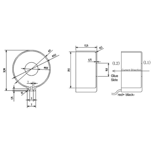 High Voltage 80A Current Toroidal Transformer For Circuit Protection