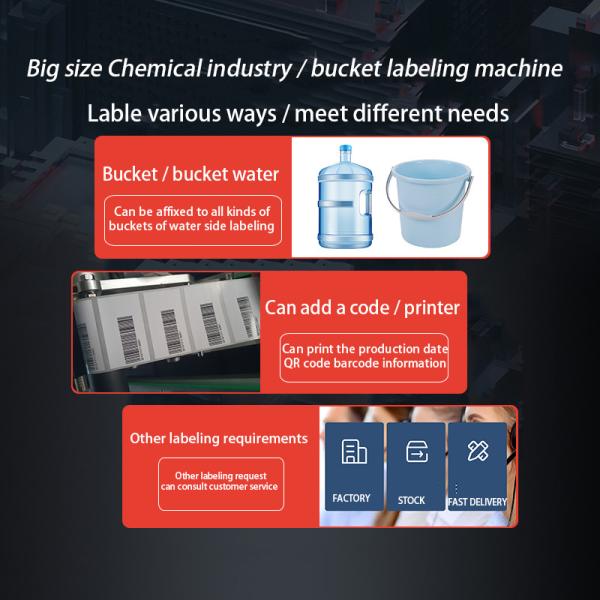 Core Components Motor Two Sides Bottle Labeling Machine for Front and Back Labeling