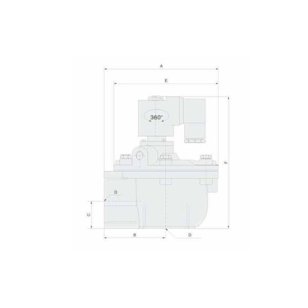 G Type Right Angle Pluse Valve