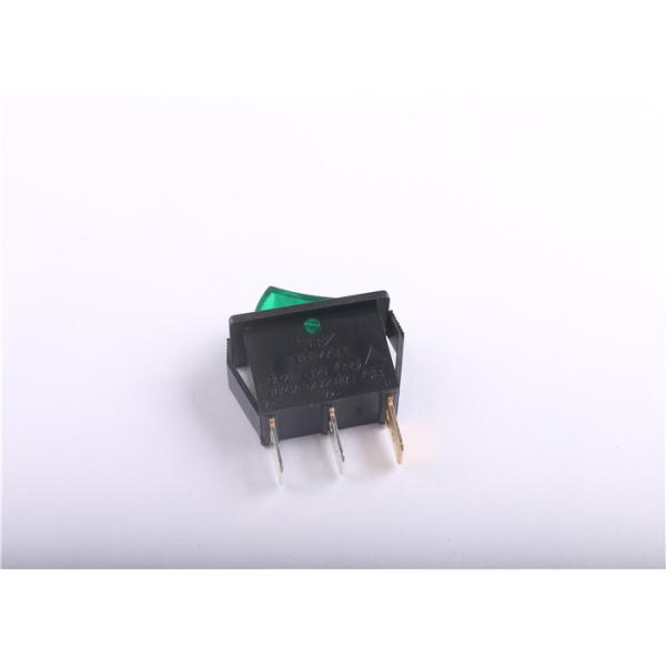 Mini 250v Push Button Rocker Switch Reasonable Dumping And Breaking Angle